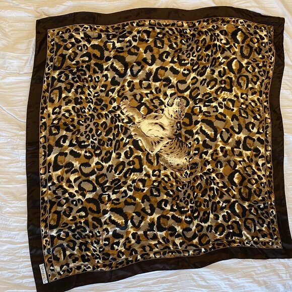 SUNKYUNG SA‎ Animal Print Scarf - Vintage - Picture 3 of 4